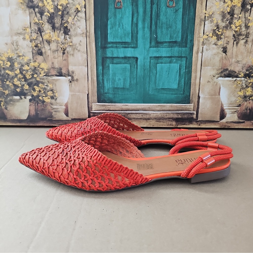 Valentina Pantoffel Women's Shoes Size US 13  Orange